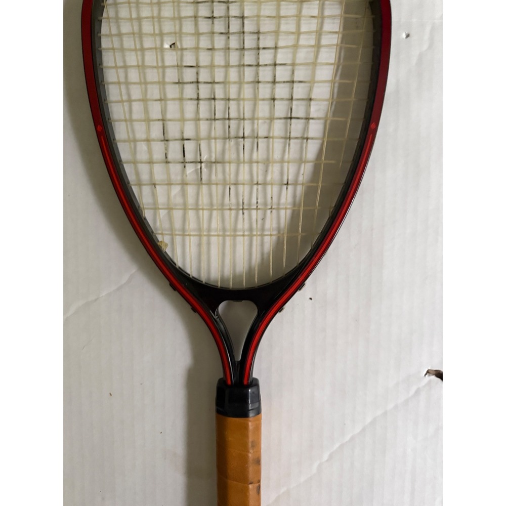 Vintage Racquetball Racket Paddle Red Trim Wood Handle Grip Sport Equipment - Picture 4 of 7